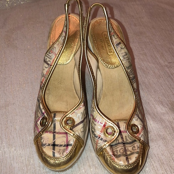 Coach Shoes - Coach Wedge Shoes Size 6.5